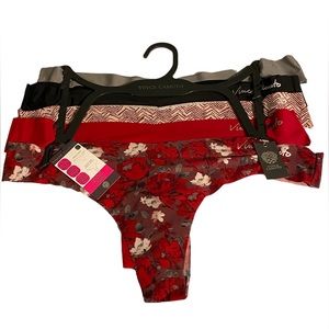 NWT•Vince Camuto Women’s 5pk no-show/line-less thong